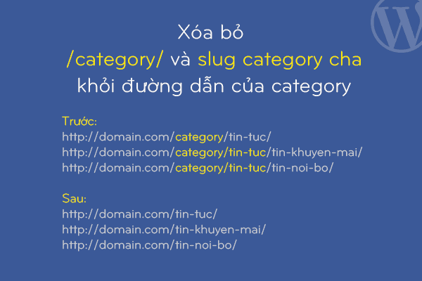 Xóa category trong URL WordPress