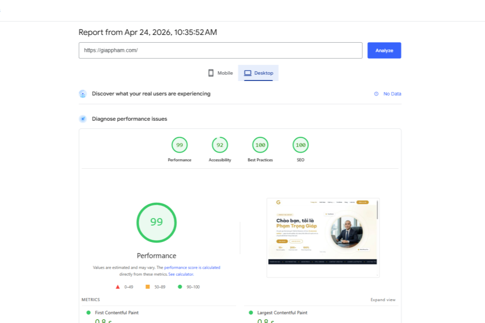 Tối ưu SEO & tốc độ