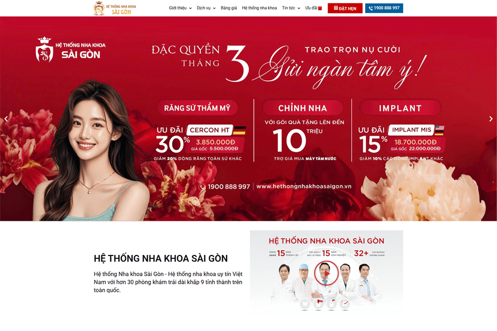 Hệ Thống Nha khoa Sài Gòn